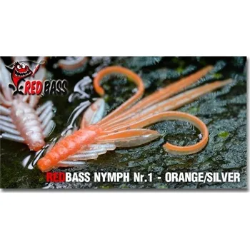 Umělá nástraha Nymfa Redbass Nr. 1 S 53 mm Orange/Silver
