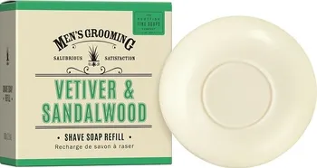 Scottish Fine Soaps pánské mýdlo na holení v krabičce vetiver a santalové dřevo 100 g