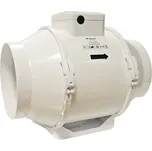 TT 160mm/552m2, ventilátor (Ventilátor do potrubí Vents TT 160 o průměru 160 mm s kuličkovými ložisky. Díky své konstrukci je na tomto ventilátoru snadná údržba. Ventilátor je možné zapojit na dva různé stupně výkonnosti a přepínat pomocí externího spínač