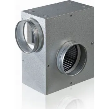Domácí ventilátor KSA 125mm/530m3, ventilátor (Ventilátor do potrubí Vents KSA 125 s kuličkovými ložisky, nízkohlukový. Ventilátor do potrubí najde své uplatnění ve středně velkých místnostech jako jsou kuchyně, haly, sklady, kanceláře, skleníky, pěstební stany a všude)