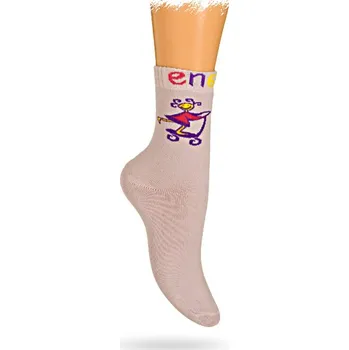 Dětské termo ponožky GATTA vzor ENERGY fialové Velikost: 27-29