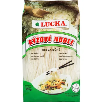Příloha Lucka Nudle rýžové bezlepkové 1 mm 240 g 