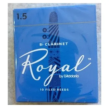 Klarinet RICO ROYAL tvrdost 1 plátek pro Bb Klarinet - RCB1010