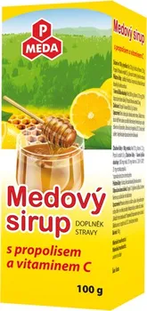 Přírodní produkt Purus Meda Medový sirup s propolisem a vitaminem C 100 g