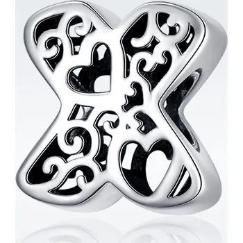 Přívěsek Elenys stříbrný přívěsek Milované filigránové písmenko Vyberte Písmenko: X