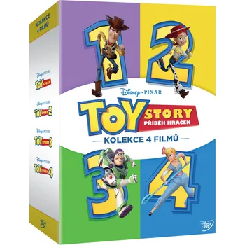 DVD film Toy Story: Příběh hraček 1 - 4 Kolekce (2019) 4 disky