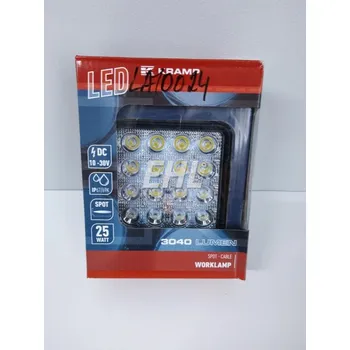 Sklo světlometu Pracovní světlo LED 25 W, zn.Gopart LA10024