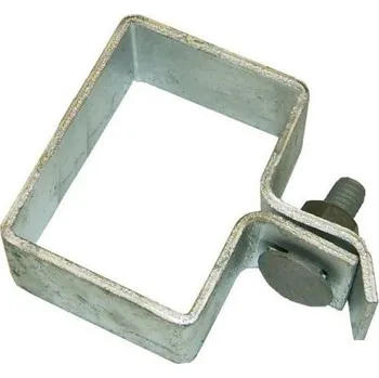 Příslušenství pro plot Objímka pro sloupek 60x40 - koncová - pozinkovaná