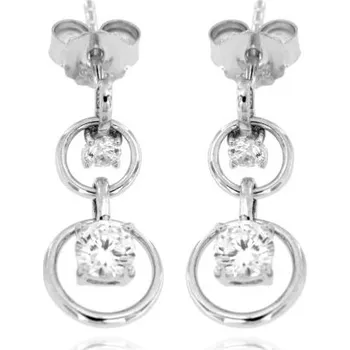 Náušnice Zlatnictví U Kostela Stříbrné náušnice se zirkony 8795 378035693