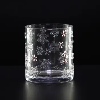 Svícen Svícen vánoční sklo pr.9,8 V12,3cm čirý (775013)