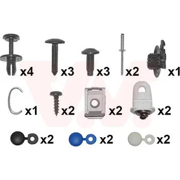 Nárazník Montážní sada, nárazník VAN WEZEL 4060794