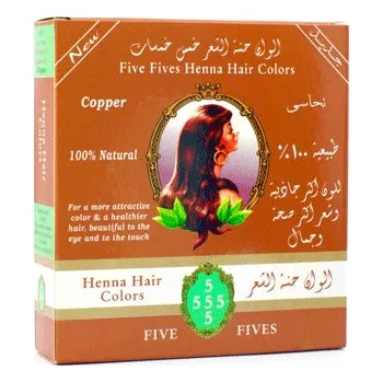 Barva na vlasy Day Spa HENNA Lamda MĚDĚNÁ Five Fives100g