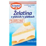 Dr. Oetker Želatina v plátcích 6 ks 10 g
