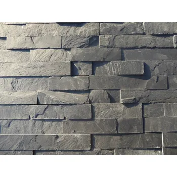 Obklad KAMENNÝ OBKLAD BŘIDLICE ČERNÁ roh