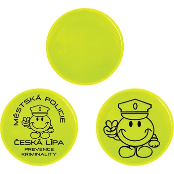 3M reflexní samolepka - kolečko, splňuje EN 13356 | EN 17353