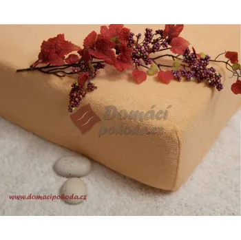 Prostěradlo Smolka | Prostěradlo froté 140x200 - meruňkové