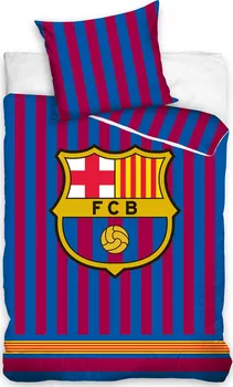 Ložní povlečení Carbotex FC Barcelona Clean 140 x 200, 70 x 90 cm zipový uzávěr