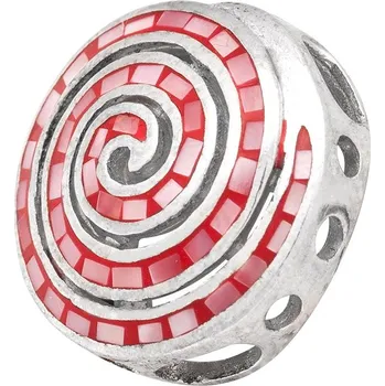 Přívěsek Stříbrný přívěsek s perletí Ag 6,1 g spirála