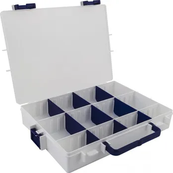 Příslušenství k deskovým hrám Plastový pořadač - Ideal Box XL (transparentní/tm. modrá)