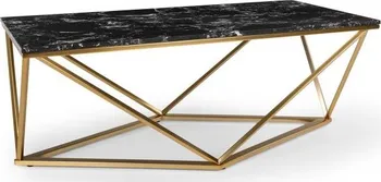 Konferenční stolek Besoa Black Onyx I 110 x 42,5 x 55 cm zlatý/černý