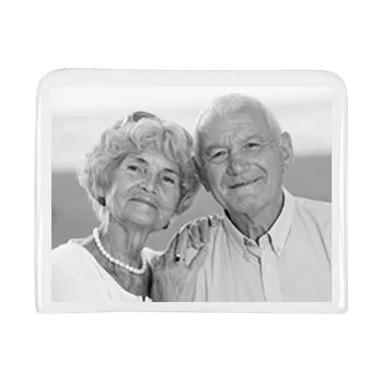 Smuteční dekorace Foto na hroby - Dvojstojánek