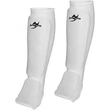 Chránič holeně pro bojový sport JU-SPORTS Elastický chránič holení a nártů pro bojové sporty Barva: Bílá, Velikost: M