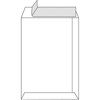 Obálka obchodní taška B5 bílá samolepicí KP, 500ks