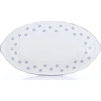 Mísa přílohová, český porcelán, Verona, 26 cm, modrá valbella, G. Benedikt