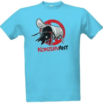 Pánská móda Tričko s potiskem KonzervANT - Pánské pánské