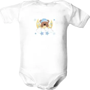 Kojenecký body Dětské body s potiskem Sleeping bear dětské