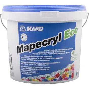 Průmyslové lepidlo Mapei Lepidlo na koberce Mapecryl Eco Váha: 16 kg