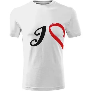 Pánská móda Tričko s potiskem i Love pánské