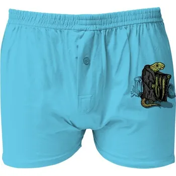 Boxerky Boxerky Kariban s potiskem Ještěří dealer - Trenky pánské