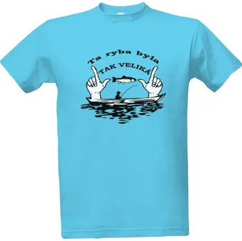Pánská móda Tričko s potiskem Velikost ryby pánské