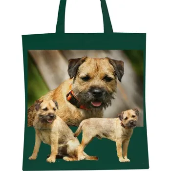 Nákupní taška unisex s potiskem Border teriér