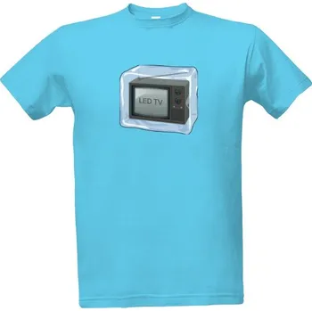 Tričko s potiskem LED TV pánské