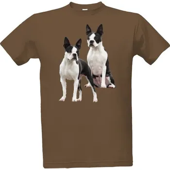 Tričko s potiskem Bostonský teriér pánské