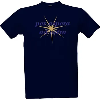 Tričko s potiskem Přes překážky ke hvězdám 2 pánské