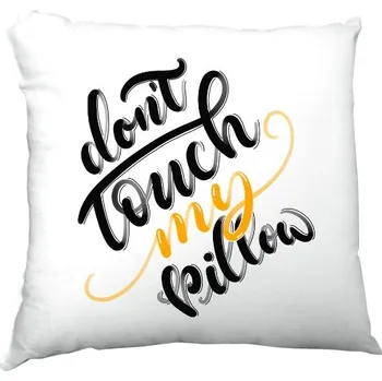 Polštář Polštář saténový s potiskem Nesahej mi na polštář