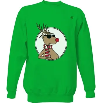 Pánská mikina Mikina bez kapuce Unisex s potiskem cool xmas pánské