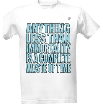 Tričko s potiskem immortality - bender pánské