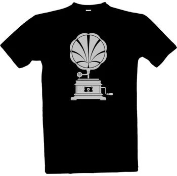 Tričko s potiskem Tričko gramofon retro pánské