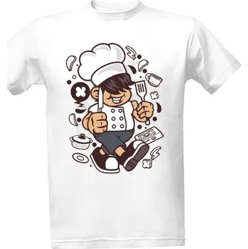 Tričko s potiskem Šéfkuchař pánské