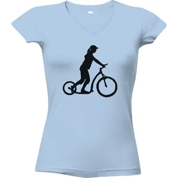 Dámské tričko Tričko s potiskem Koloběžka dámské