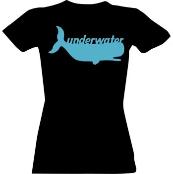 Dámské tričko Tričko s potiskem Underwater s velrybou dámské