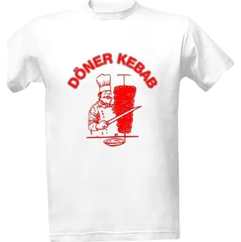 Tričko s potiskem Doner Kebab přední strana pánské