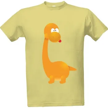 Pánské tričko Tričko s potiskem Brontosaurus pánské