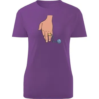 Dámské tričko Tričko s potiskem Sbohem svoboda 1 dámské