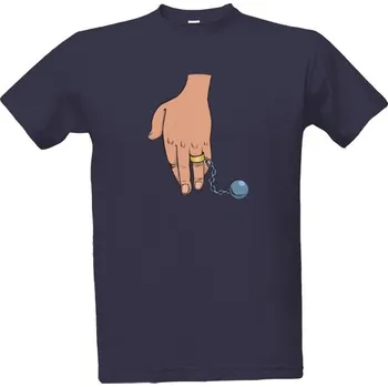 Tričko s potiskem Sbohem svoboda pánské