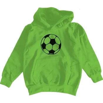 Pánská mikina Dětská mikina s kapucí s potiskem fotbalista dětské